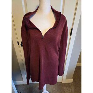 Eddie Bauer mens quarter zip tall XL